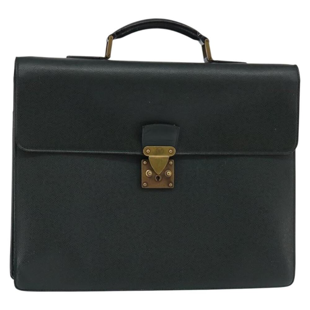 Louis Vuitton Taiga Serviette Moskova Business Bag Epicea Green
